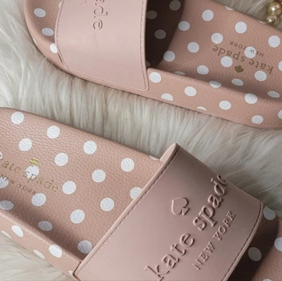 Kate Spade Women's Slides Size:6b DUSTY PINK new - Picture 5 of 6